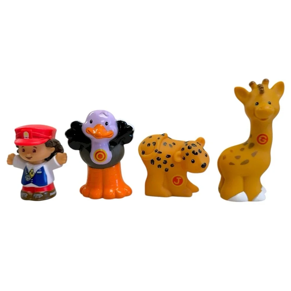 Fisher Price Little People HUGE Lot Zoo Tree House Playset Train & 6 Figs WORKS!